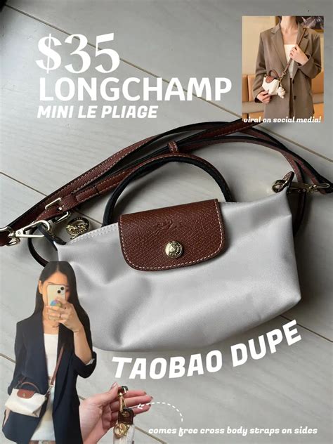 mini longchamp dupe